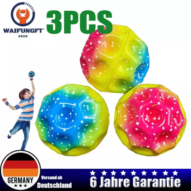 3PCS Regenbogenfarbe Astro Jump Ball Space Ball Moon Ball Astro Jumper Ball DHL