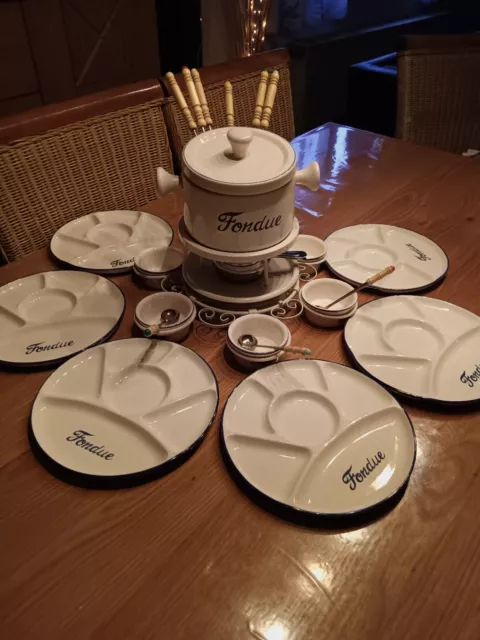 fondue set Neu