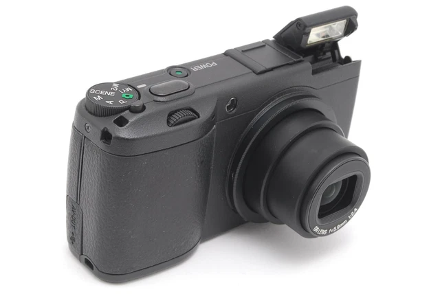 【TOP MINT w/Strap】 RICOH GR DIGITAL II 10.1MP Compact Digital Camera Black JAPAN 3