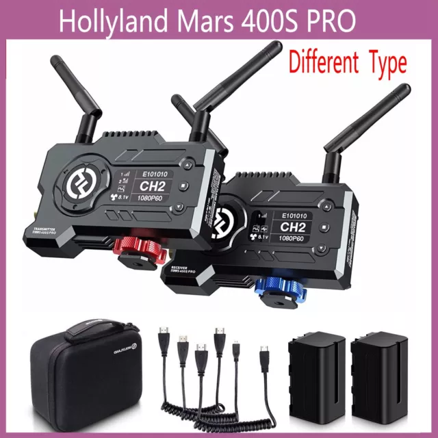 Hollyland Mars 400S PRO 400FT HDMI SDI 5G Wireless Video Transmitter Receiver AU