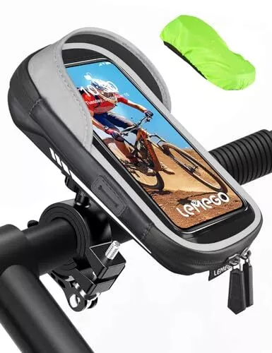 LEMEGO Handyhalterung Fahrrad Wasserdicht Handyhalter Motorrad Handy Halterun...