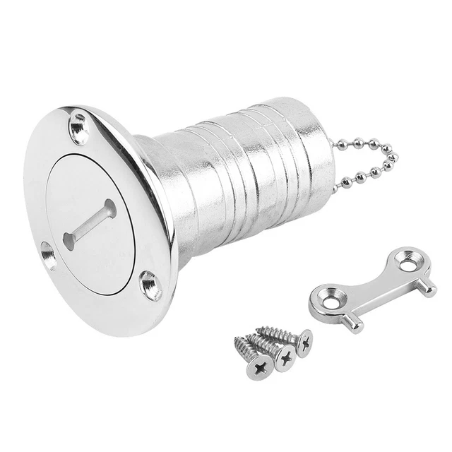 Bouchon Réservoir Carburant Remplissage Pont De Bateau 1,5 Pouces Acier Inox 316