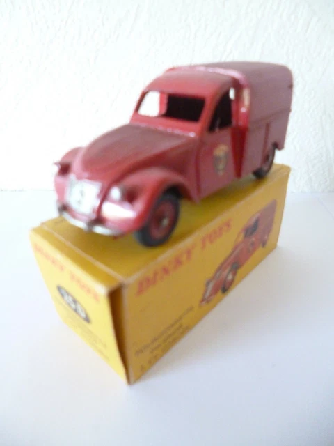 Boîte Vide Reproduction Dinky Toys - Fourgonnette Postale 2 CV - Référence 560 - Occasion