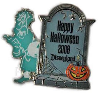 Disneyland Haunted Mansion Happy Halloween 2008 Tombstones Gus LE Ghost Pin
