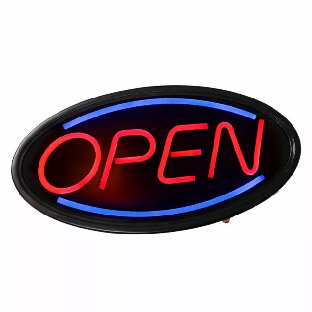 Animated Motion Ultra Bright OPEN Business Sign Store LED Neon Light with ON/OFF