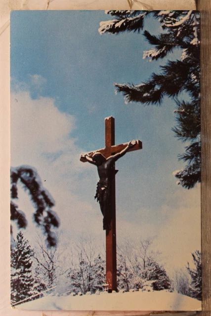 Michigan MI Indian River Catholic Shrine Postcard Old Vintage Card View Standard
