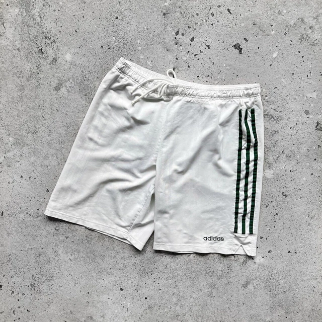 Pantaloncini adidas bianchi con strisce nere outlet