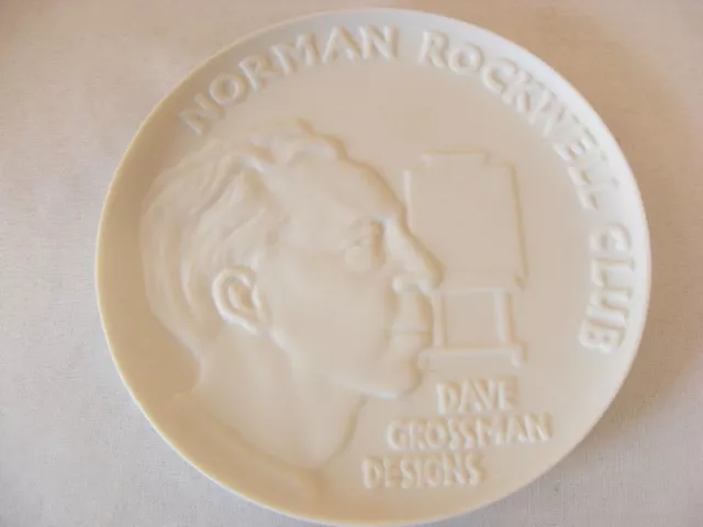 1984 Norman Rockwell Gone Fishing D.Grossman Club Ed 4 porcelain figure