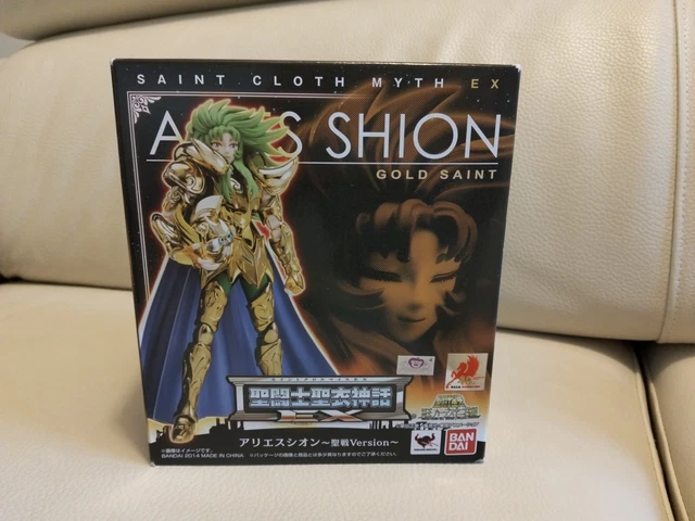 Bandai Saint Seiya Myth Cloth Ex – Shion Surplice Aries 18 Cm, Figurine Collector Multicolore