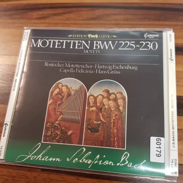 ESCHENBURG / GRÜSS: JS Bach - Motetten BWV 225-230  JP  > VG/EX(CD)