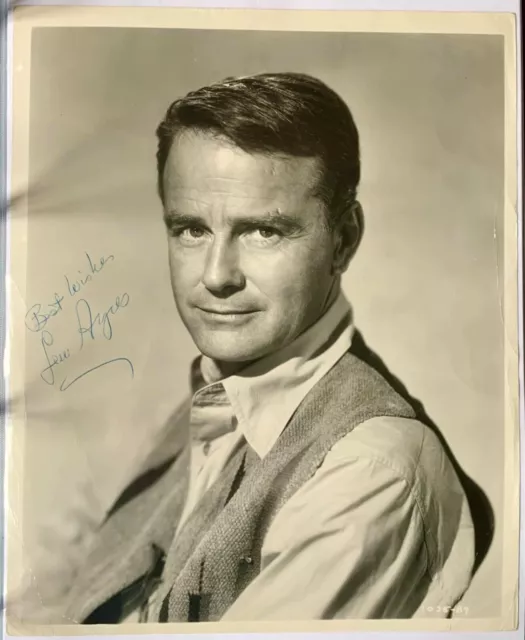 AUTOGRAPH : Actor -  Lew Ayres - Vintage Signed Pages