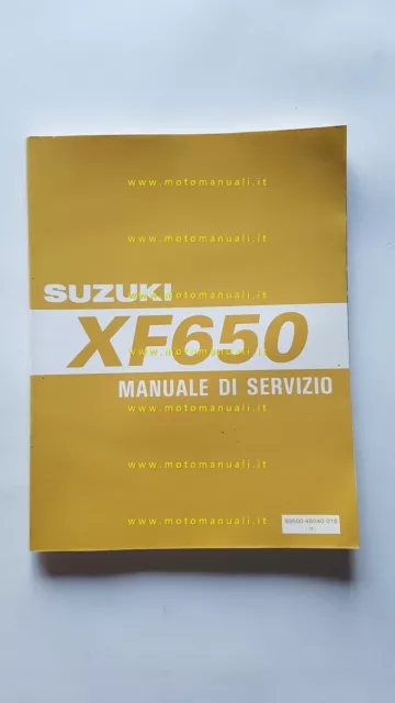 Suzuki XF 650 1997 manuale officina originale ITALIANO