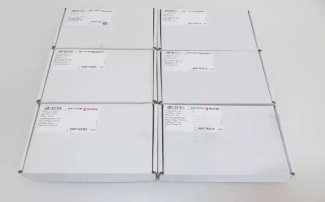 6 x Würth DK-Fenstergriff AL 440 Silber 5 x mit Schlüssel 1 x mit Sperrknopf NEU