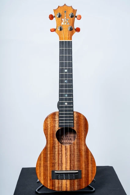 KoAloha KSM-02 Koa Longneck Soprano Ukulele FREE US50 SHIPPING
