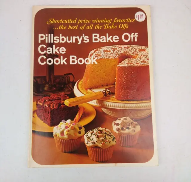 VTG 1969 Pillsbury's Bake Off Cake Cookbook