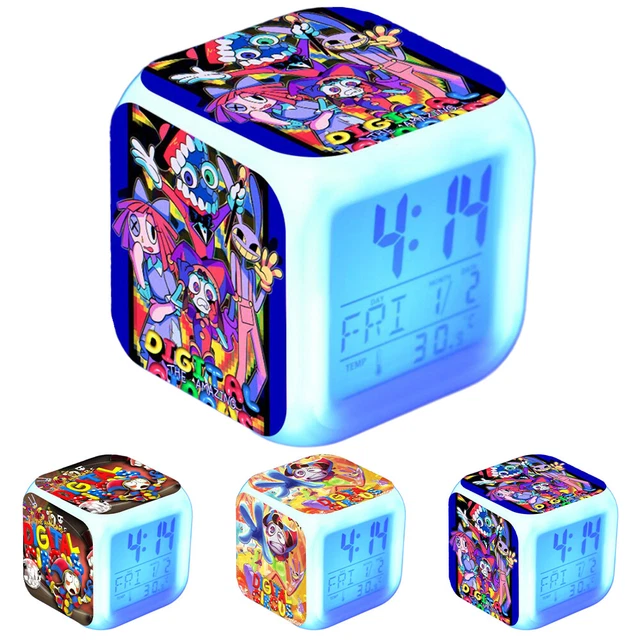 THE AMAZING DIGITAL Circus Alarm Clock Colour Change Digital Night