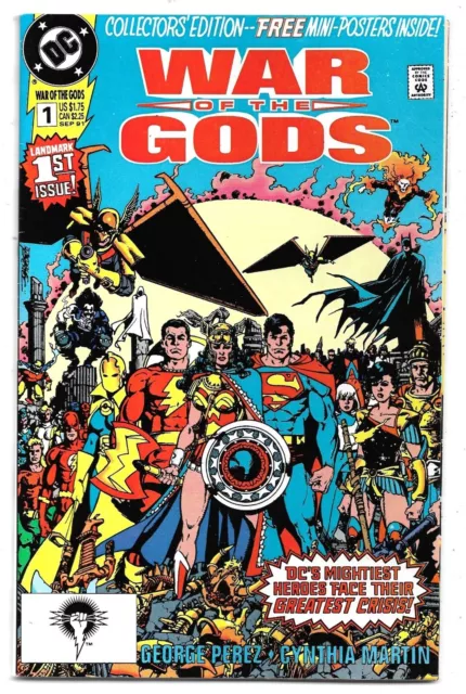 War of the Gods #1 Collectors' Edition Free MIni-Posters FN/VFN (1991) DC Comics