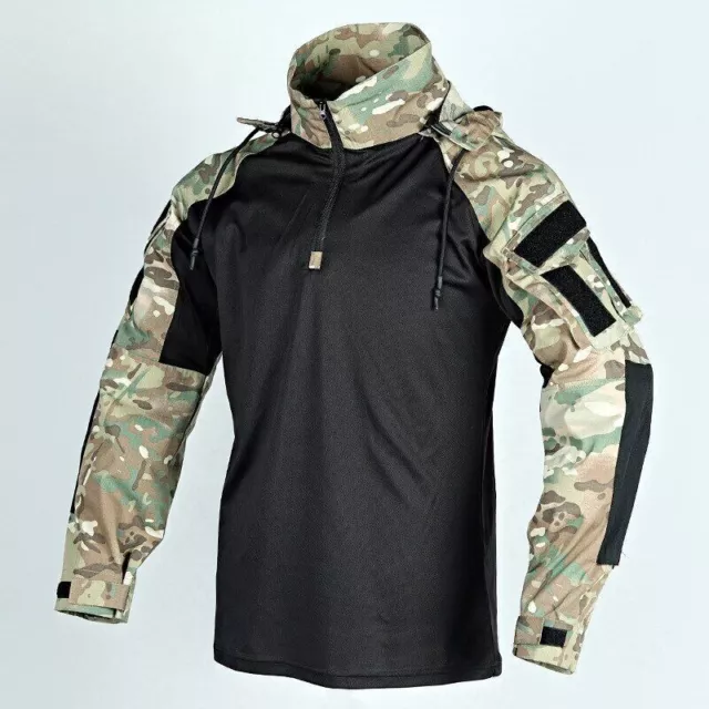 MENS MILITARY TACTICAL Jacket Waterproof Camouflage Combat Jackets ...