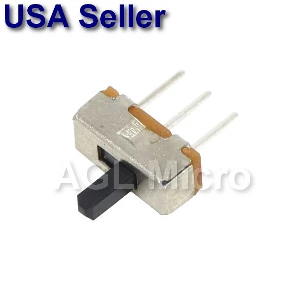 15 PCS Slide Switch 2 Position SPDT 3Pin PCB Panel Mini Micro 15PCS
