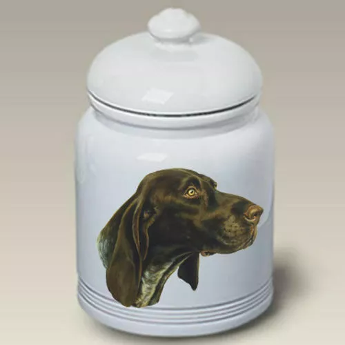 German Shorthaired Pointer Ceramic Treat Jar LP 45049