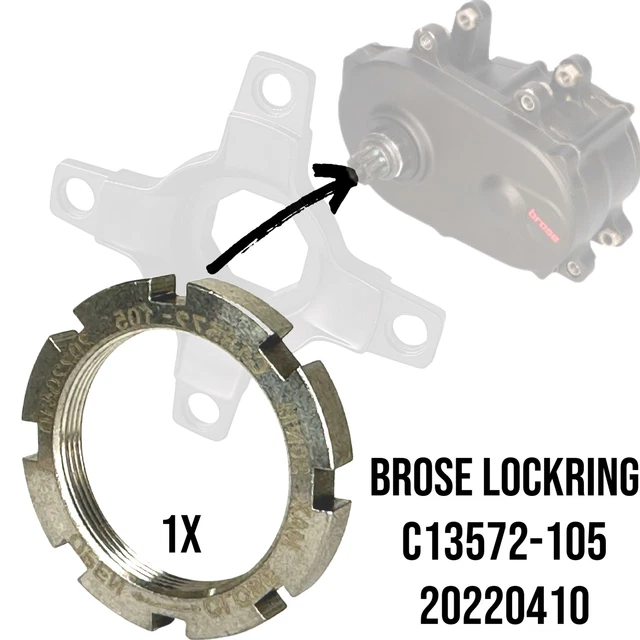 YAMAHA ÉLECTRIQUE MOTEUR Plateau Araignée contre Ecrou Pignon M31x1