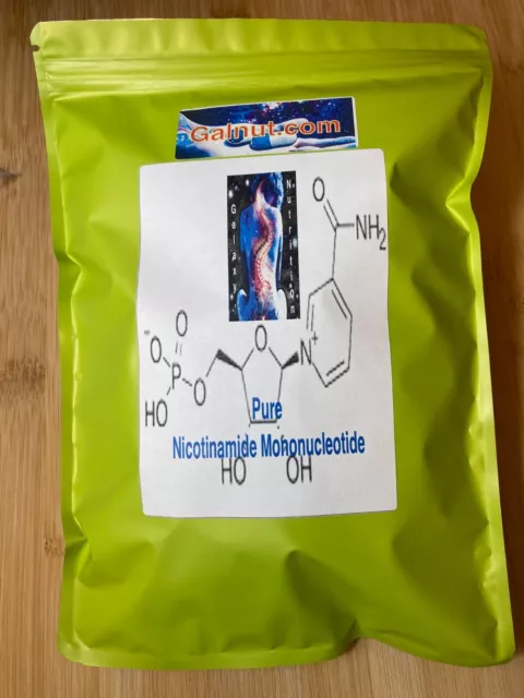 99,9% puro suplemento de mononucleótidos de nicotinamida (NMN) 50 gramos