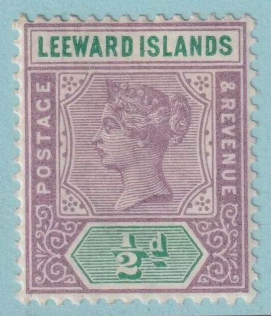 Leeward Islands 1 Mint Hinged Og* No Faults Very Fine! - Eaz