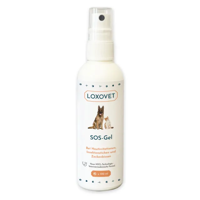 Loxovet Sos-Gel 100ML - Para Limpieza Y Cuidado De Heridas Picazón Piel