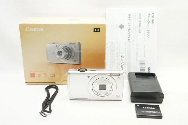 CANON POWERSHOT A2600 16.0MP x5 Compact Digital Camera Black