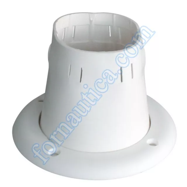 Soffietto Cuffia Passacavi Regolabile Ø 105 Mm Altezza 70 Mm - Colore Bianco