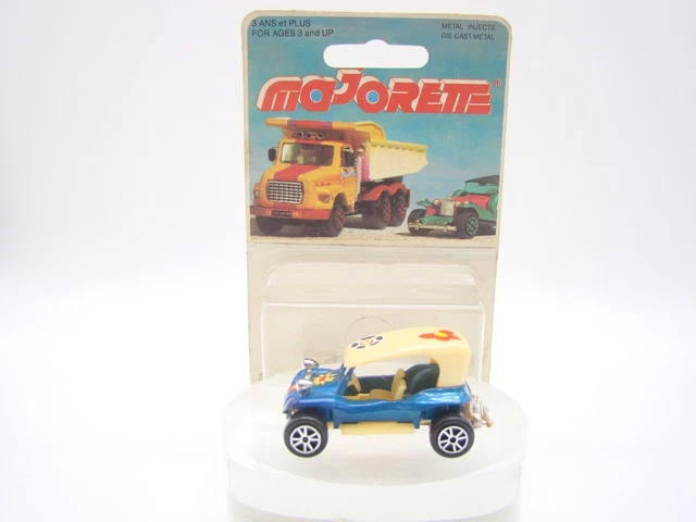 Voiture Miniature Majorette Dune Buggy Jaune Réf. 248 échelle 1/55 - Vintage, Fabriqué En France