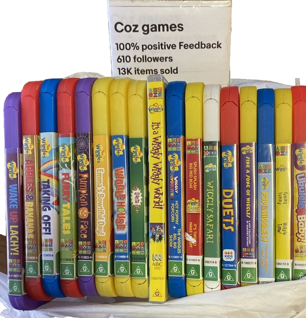 THE WIGGLES MASSIVE Dvd Bundle X17 Seperate Cases Dvd Bulk Sale Kids