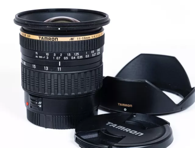 Tamron SP AF 11-18mm f4.5-5.6 Di II LD Aspherical (IF) for Canon EF-S mount