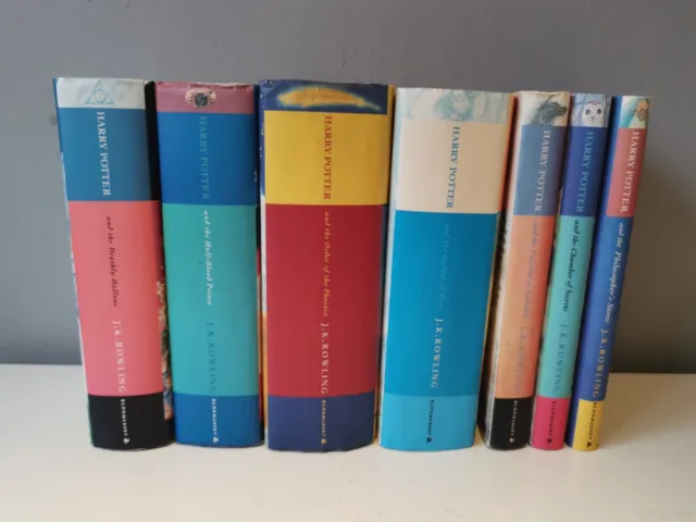 Harry Potter Complete Hardback Book  Set 1-7 Bloomsbury First Edition  Rowling