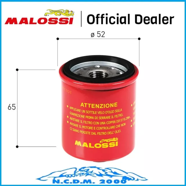 Filtro Olio Malossi Red Chilli Oil Filter Gilera Runner Vx 125 4T Lc 2006-