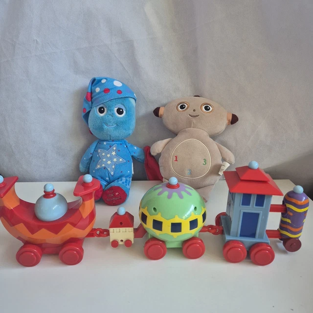 Cbeebies Pull CBEEBIES IN THE Night Garden Ninky Nonk Pull Toy Plush Bundle Talking ...