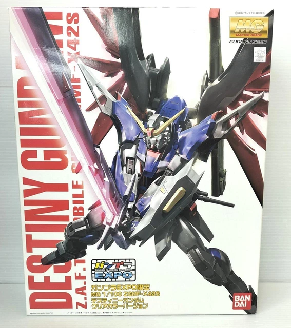 Destiny Gundam  Clear Color Version  Model No.  MG 1 100 Scale BANDAI Good qua