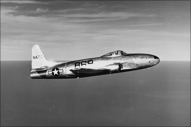 Poster, Many Sizes; U.S. Navy Lockheed To-1 F-80C Shooting Star Variant