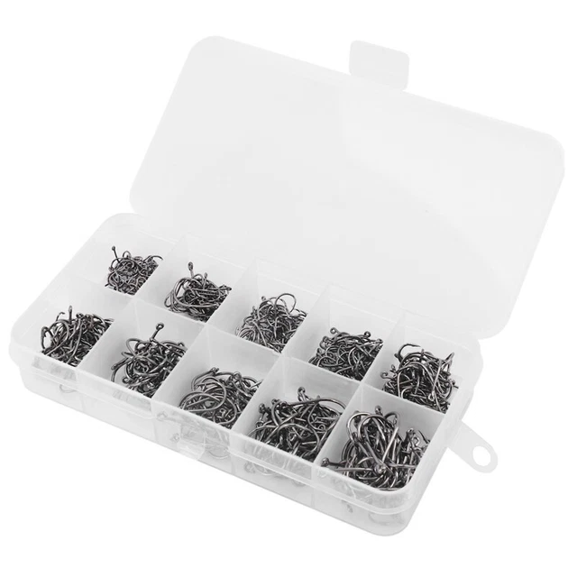 500 Teile / Satz Misch Größe # 3 ~ 12 Kohlenstoff Karpfen Angel Z3T9
