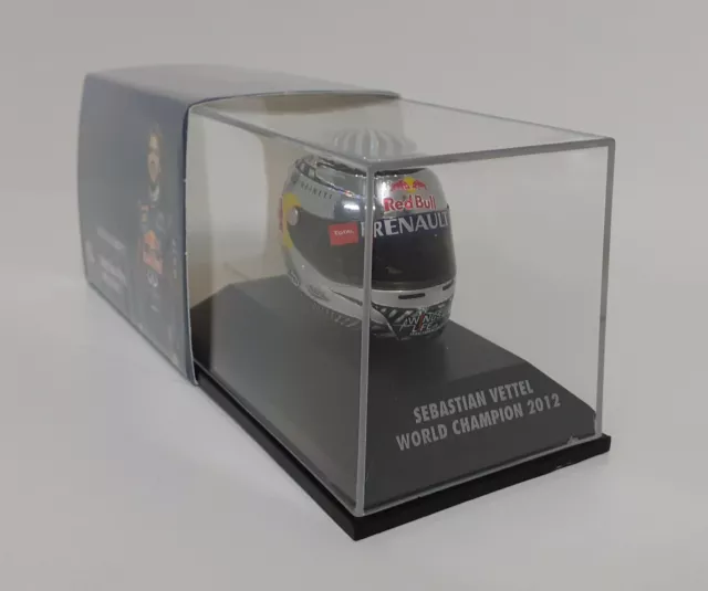 Minichamps 1:8 Modellino Casco Formula 1 Vettel 2012 Modellismo Statico Die Cast