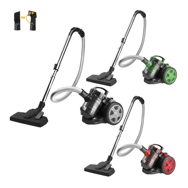Aspirateur sans sac multicyclone max. 900W Aspirateur traîneau avec accessoires