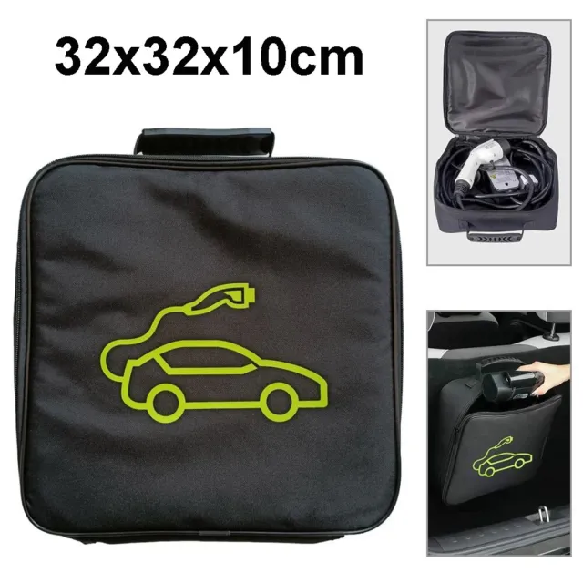 Cavo di ricarica ignifugo qualità premium valigia portaoggetti per veicoli nero