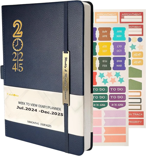 ACADEMIC DIARY 20242025 18 Month Diary 2024 2025 A5 Week to view from Jul. to £18.08