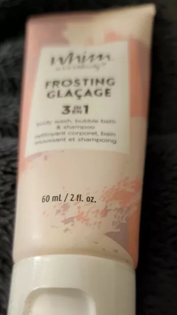 WHIM Ulta Beauty 3-in-1 Frosting Glacage Body Wash Bubble Bath Shampoo 2oz 60mL