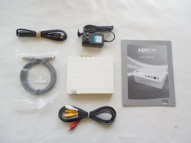 Canopus ADVC-110 Analog to Digital Video Converter Tested 60-Day Warranty