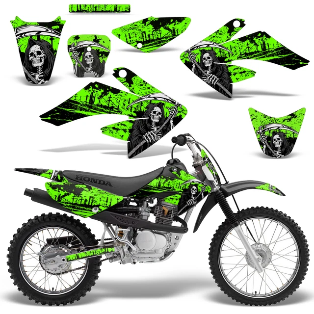 Green honda shop dirt bike