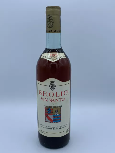 Vino Brolio Vin Santo 1975 Barone Ricasoli Cantine Gaiole in Chianti 75 cl 15%