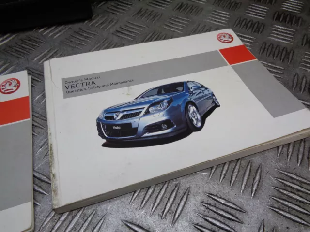2006 Vauxhall Vectra C Owners Manual Handbook With Wallet & Spare Key 3