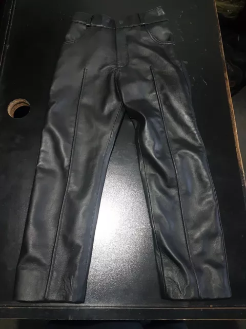 Elvis Presley 1968 Comeback special Lambskin black leather suit  For Boys 3