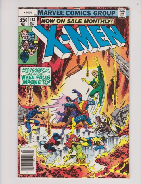 Uncanny X-Men #113 Marvel 1978 Claremont & Byrne Magneto Lilandra Appearance!